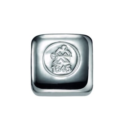 Silberbarren 1 oz – Heimerle + Meule gegossen (999 Feinsilber)